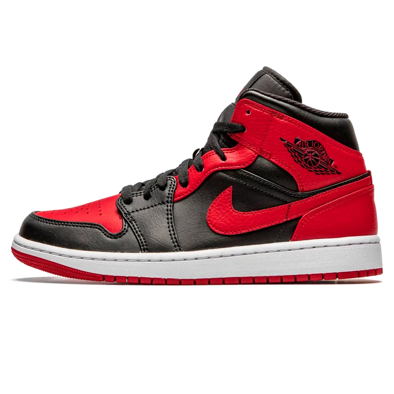 Air Jordan 1 Mid "Banned" Vermelho / Preto - Encomenda