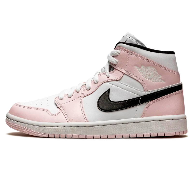 Tênis Air Jordan 1 Mid Feminino "Barely Pink" Rosa - Encomenda