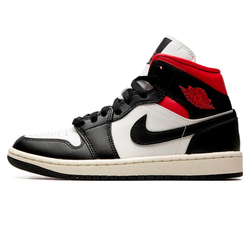 Air Jordan 1 Mid "Gym Red Panda" Preto / Vermelho - Encomenda