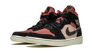 Tênis Air Jordan 1 Mid Feminino "Canyon Rust" Rosa / Preto - Encomenda