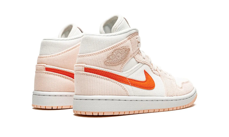 Tênis Air Jordan 1 Mid Feminino "Corduroy" Bege - Encomenda