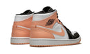 Tênis Air Jordan 1 Mid Feminino "Crimson Tint" Salmão - Encomenda
