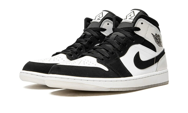 Air Jordan 1 Mid "Diamond" Preto / Branco - Encomenda