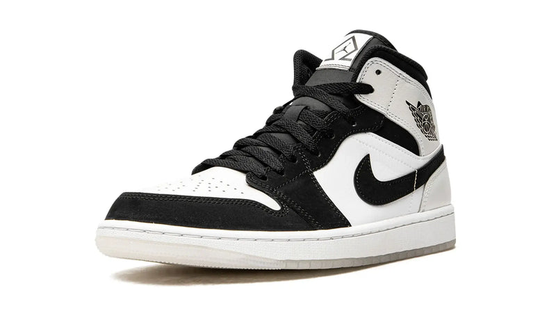 Air Jordan 1 Mid "Diamond" Preto / Branco - Encomenda