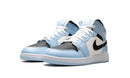 Tênis Air Jordan 1 Mid Feminino "Ice Blue" Azul / Branco - Encomenda