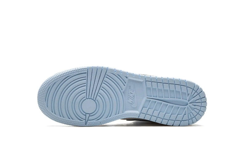 Tênis Air Jordan 1 Mid Feminino "Ice Blue" Azul / Branco - Encomenda