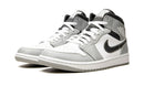 Tênis Air Jordan 1 Mid Feminino "Light Smoke Grey Anthracite" Cinza - Encomenda