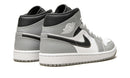 Tênis Air Jordan 1 Mid Feminino "Light Smoke Grey Anthracite" Cinza - Encomenda
