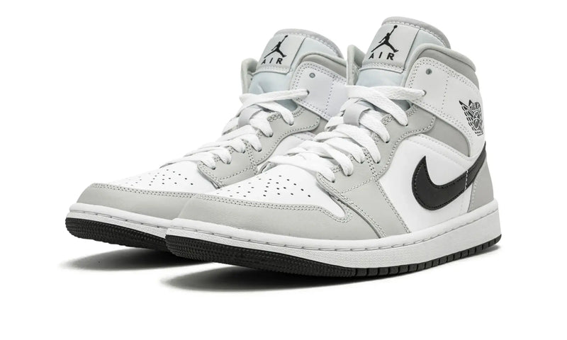 Tênis Air Jordan 1 Mid Feminino "Light Smoke Grey" Cinza - Encomenda