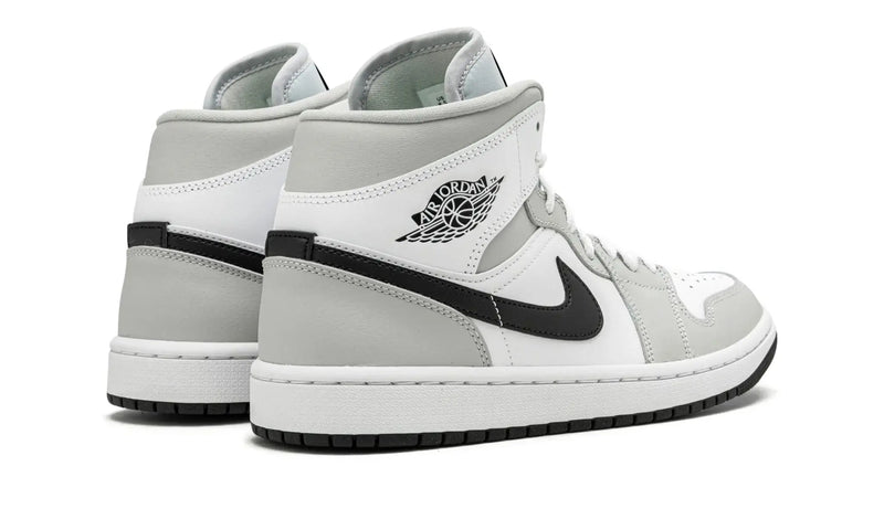 Tênis Air Jordan 1 Mid Feminino "Light Smoke Grey" Cinza - Encomenda