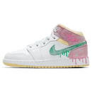 Tênis Air Jordan 1 Mid Feminino "Paint Drip" - Encomenda