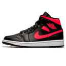 Tênis Air Jordan 1 Mid Feminino "Siren Red" Preto / Rosa - Encomenda