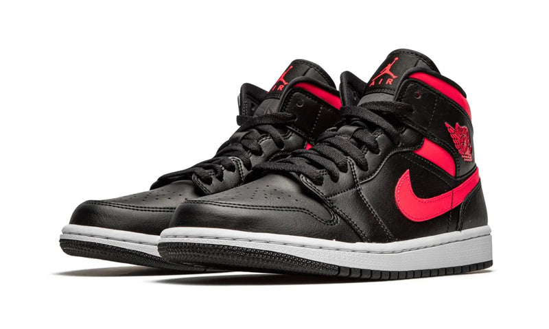Tênis Air Jordan 1 Mid Feminino "Siren Red" Preto / Rosa - Encomenda
