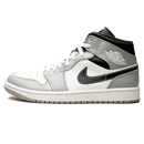Tênis Air Jordan 1 Mid Feminino "Light Smoke Grey Anthracite" Cinza - Encomenda