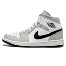 Tênis Air Jordan 1 Mid Feminino "Light Smoke Grey" Cinza - Encomenda