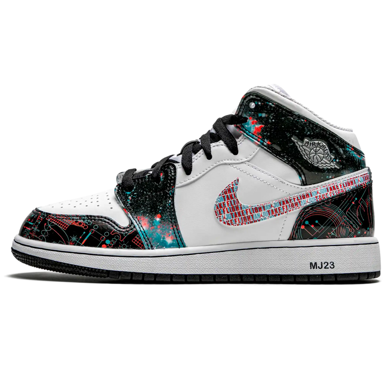 Tênis Air Jordan 1 Mid "Take Flight" Azul - Encomenda