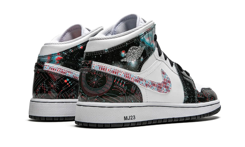 Tênis Air Jordan 1 Mid "Take Flight" Azul - Encomenda