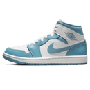 Tênis Air Jordan 1 Mid "UNC" Azul / Branco - Encomenda