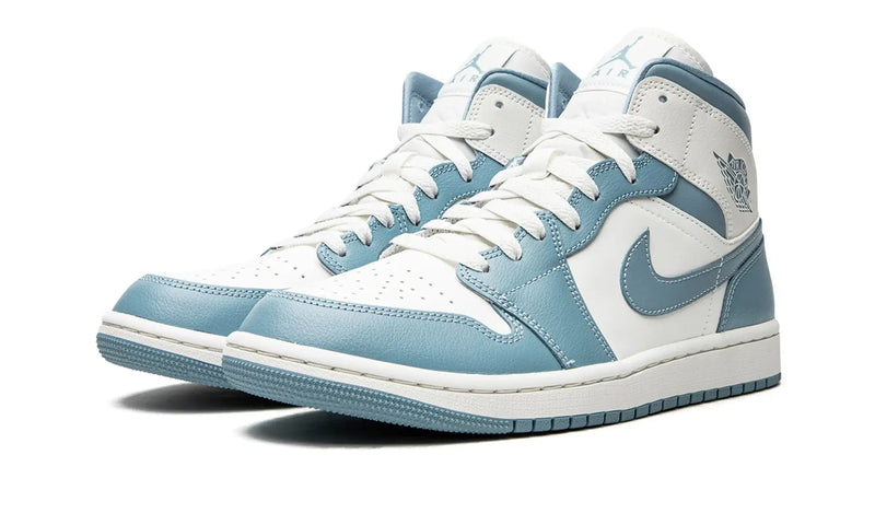 Tênis Air Jordan 1 Mid "UNC" Azul / Branco - Encomenda