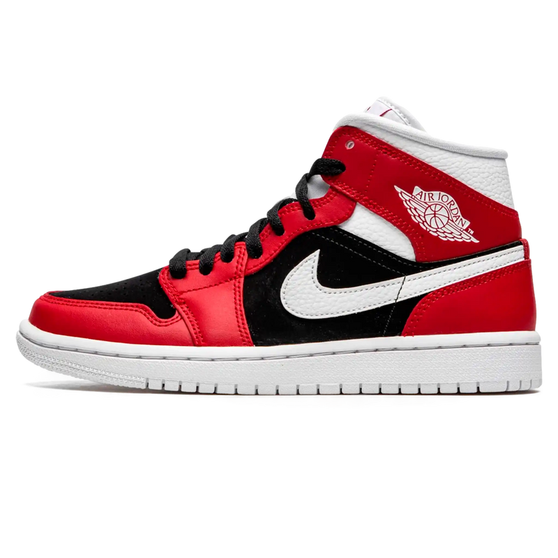 Tênis Air Jordan 1 Mid Feminino "Gym Red" Vermelho / Preto - Encomenda