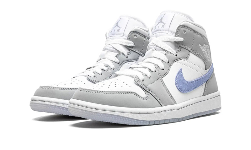 Tênis Air Jordan 1 Mid Feminino "Wolf Grey" Cinza - Encomenda