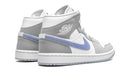 Tênis Air Jordan 1 Mid Feminino "Wolf Grey" Cinza - Encomenda