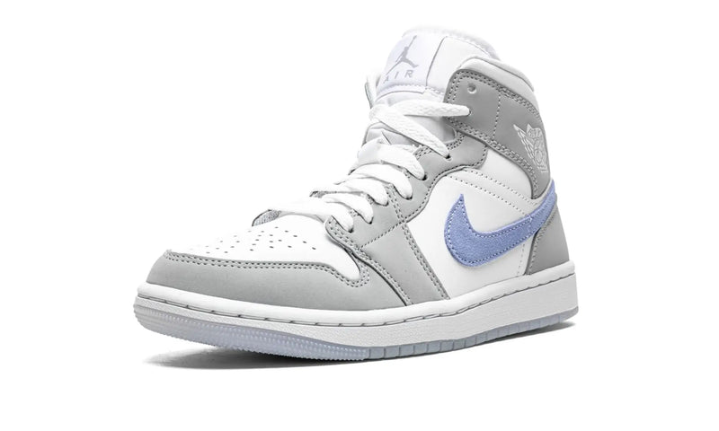 Tênis Air Jordan 1 Mid Feminino "Wolf Grey" Cinza - Encomenda