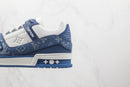 Louis Vuitton LV Trainer Monogram Denim White Blue - Encomenda