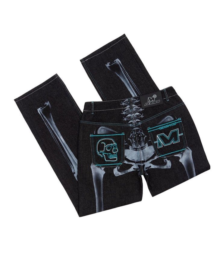 Calça Jeans Minus Two Skeleton - Encomenda
