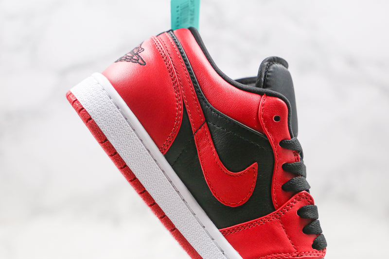 Jordan 1 Low Bred Toe Red - Encomenda