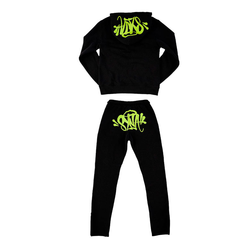 Conjunto Synaworld Logo Black Green - Encomenda