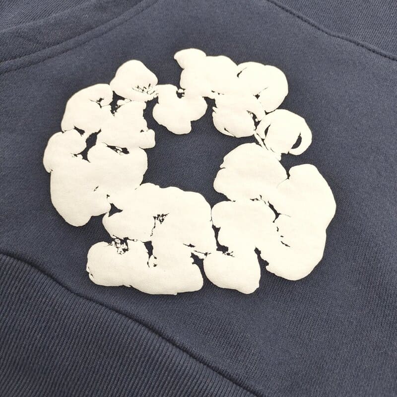 Moletom Denim Tears The Cotton Wreath Navy - Encomenda