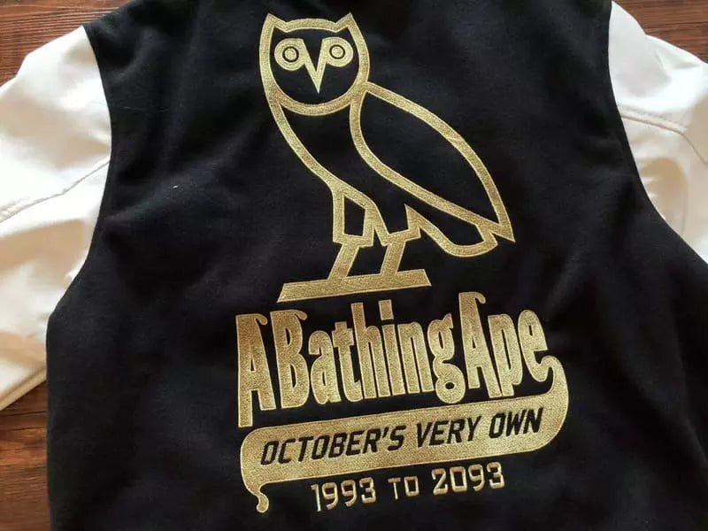 Jaqueta Varsity BAPE X OVO - Encomenda