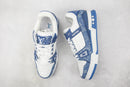 Louis Vuitton LV Trainer Monogram Denim White Blue - Encomenda