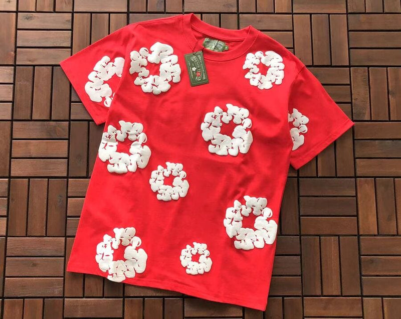 Camiseta Denim Tears Vermelho - Encomenda