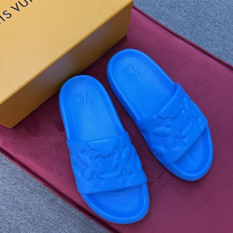 Slide Louis Vuitton Waterfront Azul - Encomenda