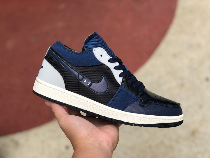 Jordan 1 Low SE Craft Obsidian French Blue Ashen Slate White - Encomenda