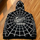 Moletom Vanson Leathers x Supreme Spider-Man Black - Encomenda