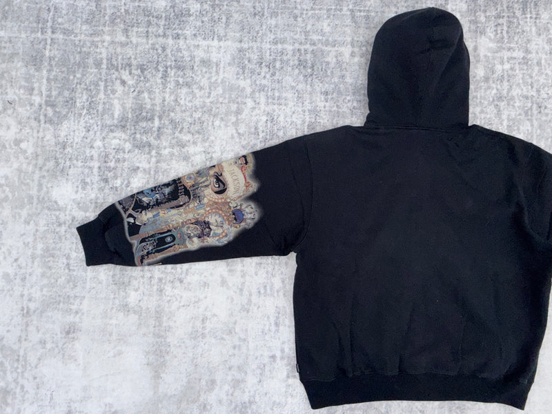 Moletom Michael Jackson x Supreme Dangerous Jaqueta Zip Up Black FW25-