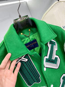 Jaqueta Varsity Louis Vuitton Green - Encomenda