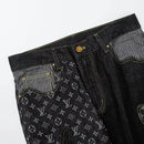 Calça Louis Vuitton x Nigo Monogram Patchwork Denim - Encomenda