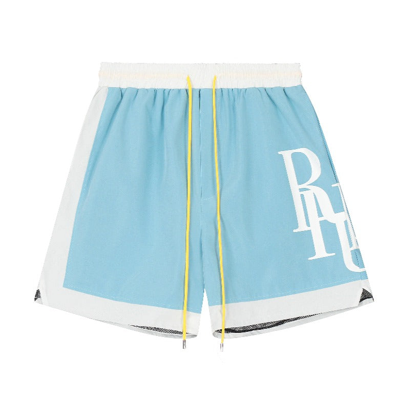 Rhude Side Logo Shorts Blue - Encomenda