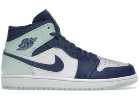 Jordan 1 Mid Mystic Navy Mint Foam - Encomenda