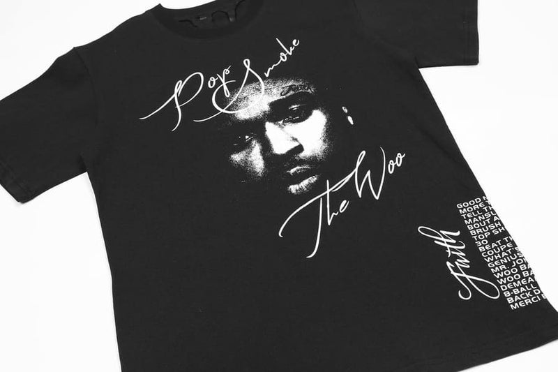 Camiseta Vlone x Pop Smoke "Faith" - Encomenda
