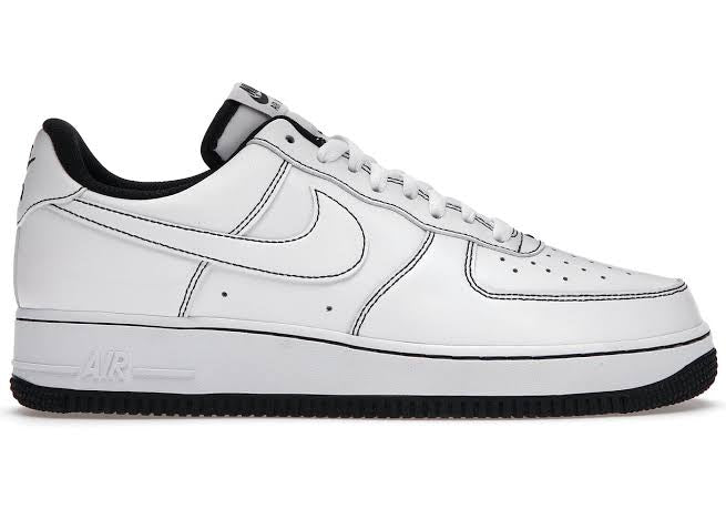 Nike Air Force 1 Low Contrast Stitch White Black - Encomenda