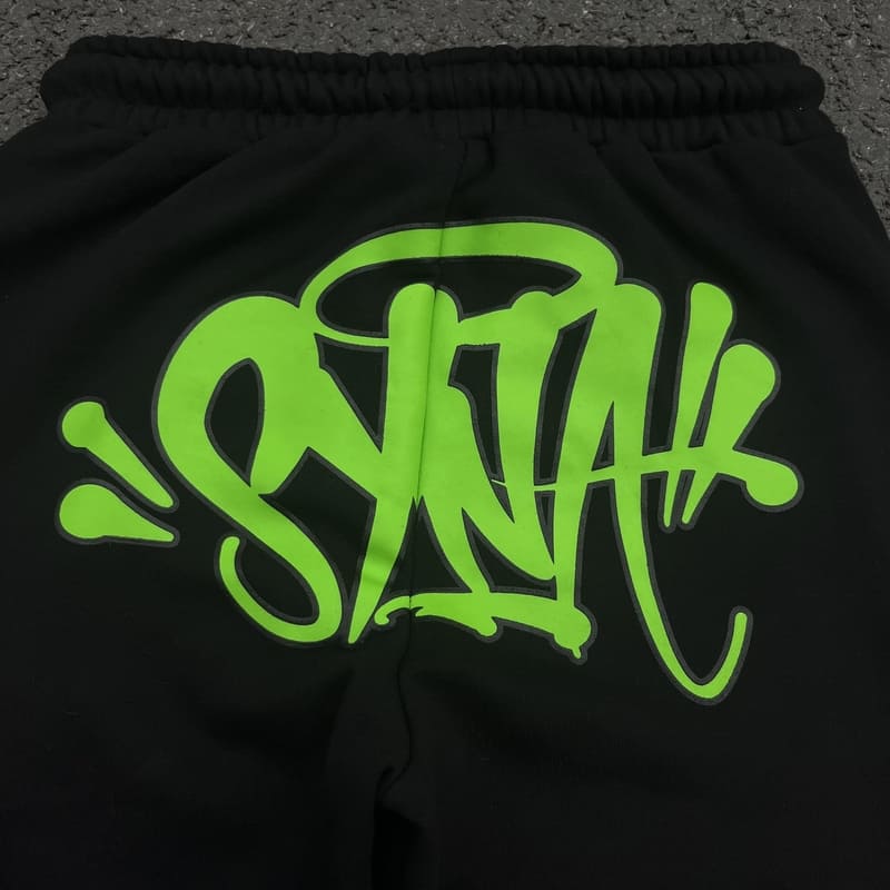 Conjunto Synaworld Logo Black Green - Encomenda