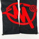 Calça Minus Two Cargo Preto/Vermelha - Encomenda