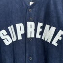 Camiseta Supreme Ultrasuede Mesh Baseball Azul - ENCOMENDA