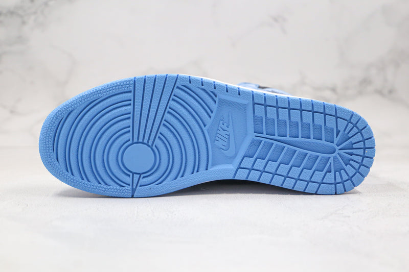 Jordan 1 Retro High White University Blue Black - Encomenda