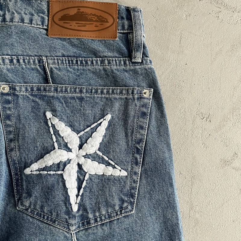 Calça Corteiz C-Star Denim Jeans - Encomenda